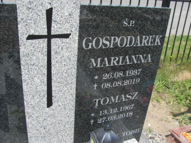 Tomasz Piotr Gospodarek 1967 Dzierżoniów - Grobonet - Wyszukiwarka osób pochowanych