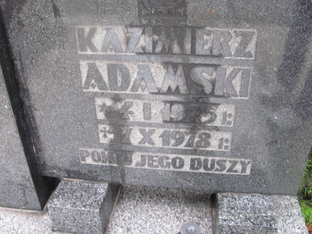 Kazimierz Adamski 1925 Dzierżoniów - Grobonet - Wyszukiwarka osób pochowanych