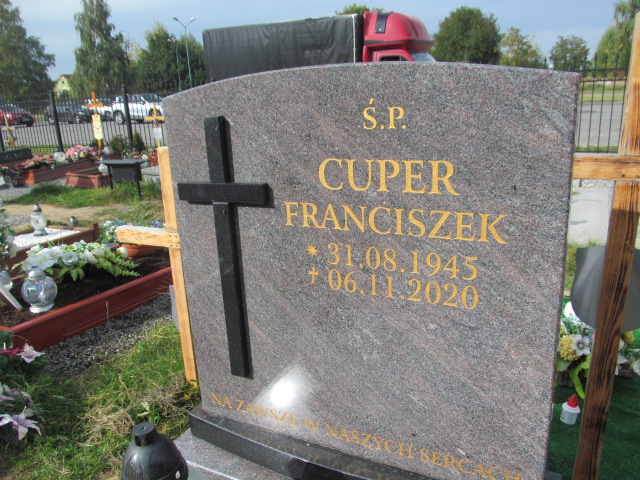 Franciszek Cuper 1945 Dzierżoniów - Grobonet - Wyszukiwarka osób pochowanych