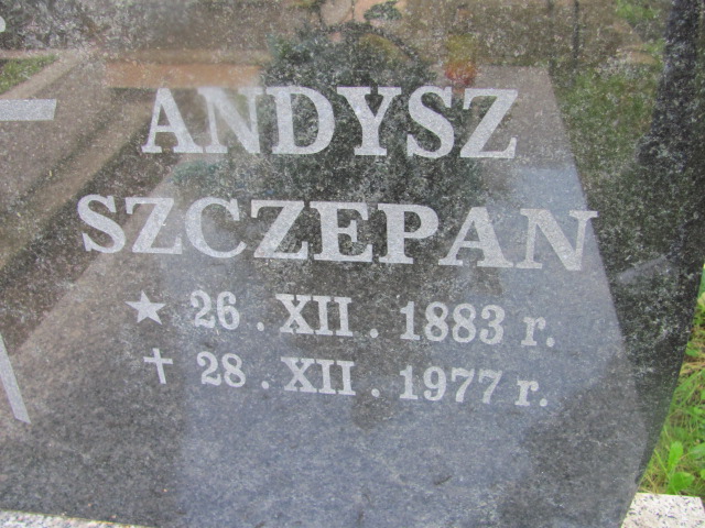 Szczepan Andysz 1883 Dzierżoniów - Grobonet - Wyszukiwarka osób pochowanych