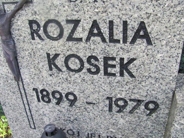 Rozalia Kosek 1899 Dzierżoniów - Grobonet - Wyszukiwarka osób pochowanych