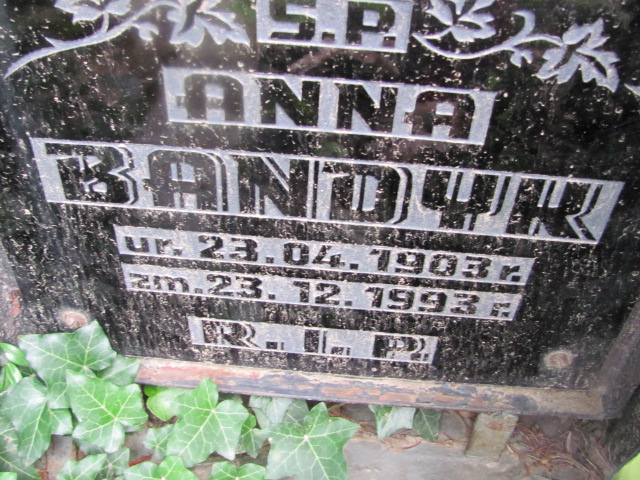 Anna Bandyk 1903 Dzierżoniów - Grobonet - Wyszukiwarka osób pochowanych