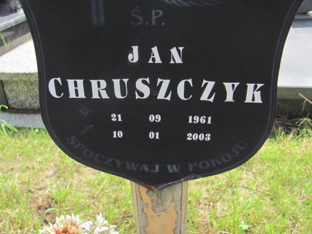 Jan Chruszczyk 1961 Dzierżoniów - Grobonet - Wyszukiwarka osób pochowanych