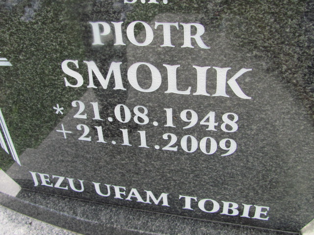 Piotr Smolik 1948 Dzierżoniów - Grobonet - Wyszukiwarka osób pochowanych