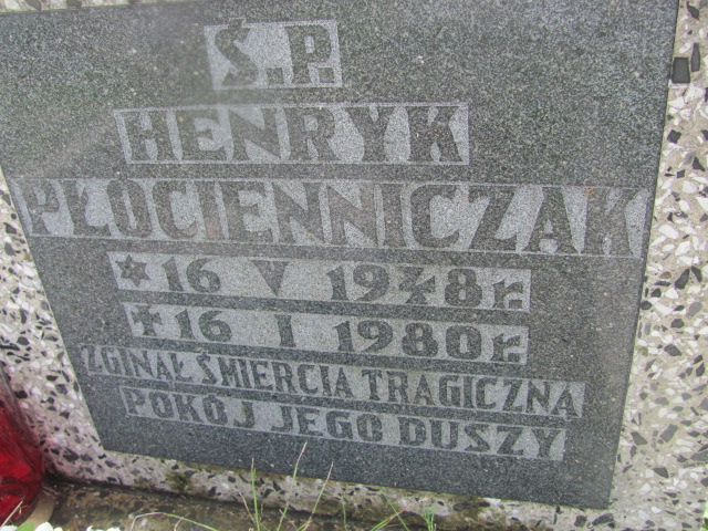 Henryk Płócienniak 1948 Dzierżoniów - Grobonet - Wyszukiwarka osób pochowanych