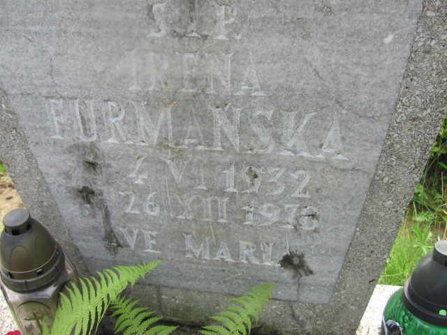 Irena Furmańska 1932 Dzierżoniów - Grobonet - Wyszukiwarka osób pochowanych