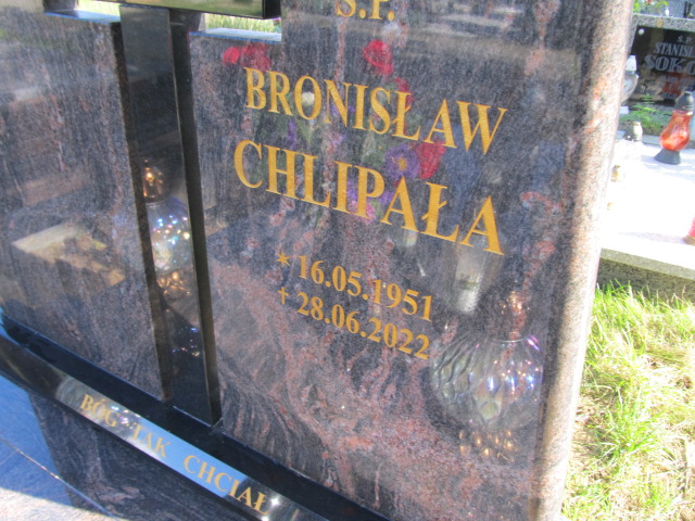 Bronisław Chlipała 1951 Dzierżoniów - Grobonet - Wyszukiwarka osób pochowanych