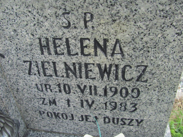 Helena Zielniewicz 1900 Dzierżoniów - Grobonet - Wyszukiwarka osób pochowanych
