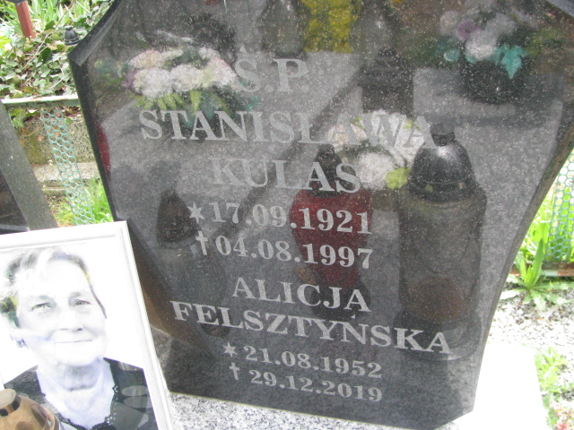 Alicja Stanisława Felsztyńska 1952 Dzierżoniów - Grobonet - Wyszukiwarka osób pochowanych