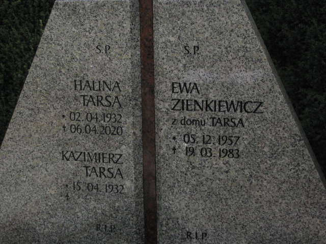 Halina Tarsa 1932 Dzierżoniów - Grobonet - Wyszukiwarka osób pochowanych