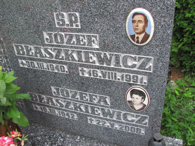 Józef Błaszkiewicz 1940 Dzierżoniów - Grobonet - Wyszukiwarka osób pochowanych