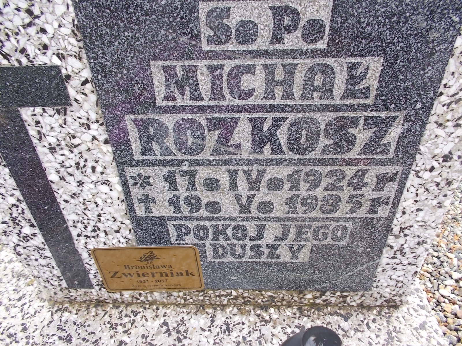 Michał Rozkosz 1924 Dzierżoniów - Grobonet - Wyszukiwarka osób pochowanych