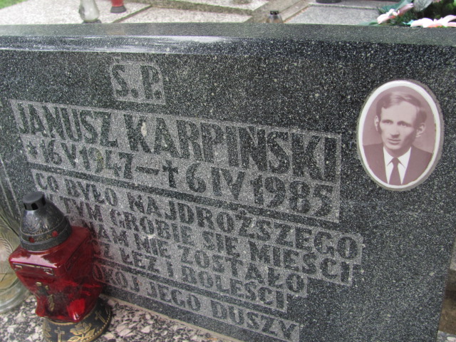 Janusz Karpiński 1947 Dzierżoniów - Grobonet - Wyszukiwarka osób pochowanych