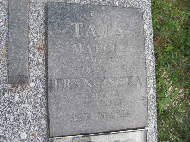 Franciszka Tąta 1900 Dzierżoniów - Grobonet - Wyszukiwarka osób pochowanych