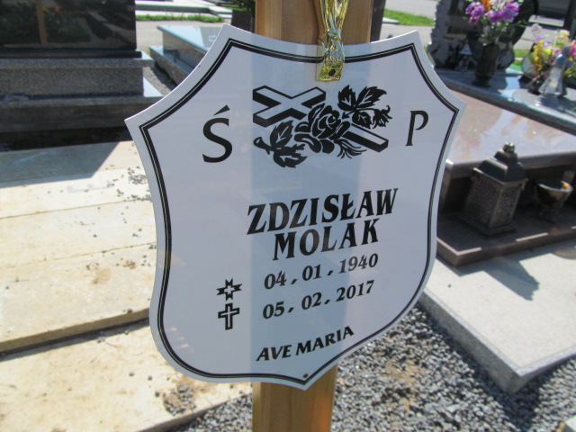 Zdzisław Stanisław Molak 1940 Dzierżoniów - Grobonet - Wyszukiwarka osób pochowanych
