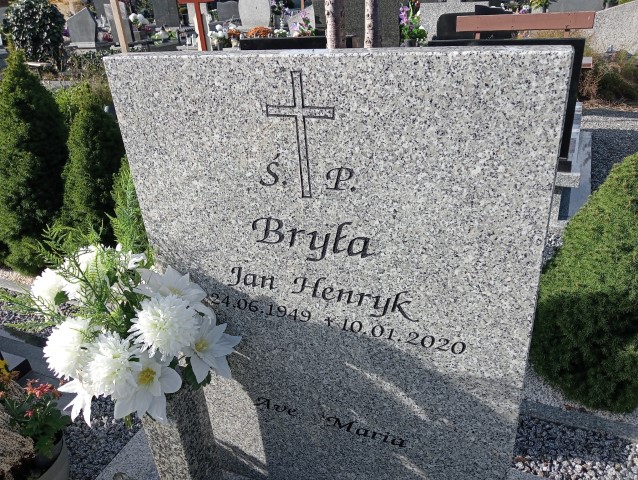 Jan Henryk Bryła 1949 Dzierżoniów - Grobonet - Wyszukiwarka osób pochowanych