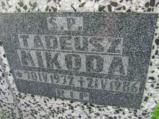 Tadeusz Mikoda 1932 Dzierżoniów - Grobonet - Wyszukiwarka osób pochowanych