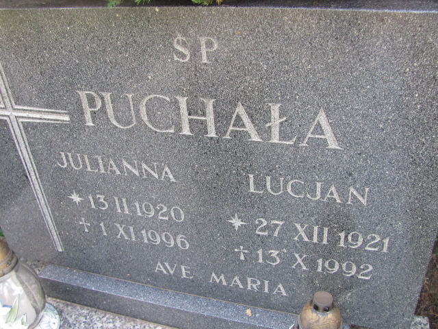 Lucjan Puchała 1921 Dzierżoniów - Grobonet - Wyszukiwarka osób pochowanych