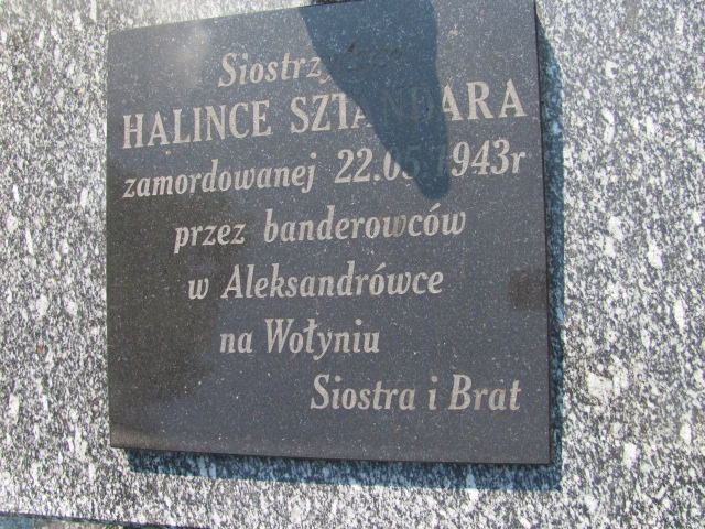 Stefania Sztandara 1916 Dzierżoniów - Grobonet - Wyszukiwarka osób pochowanych