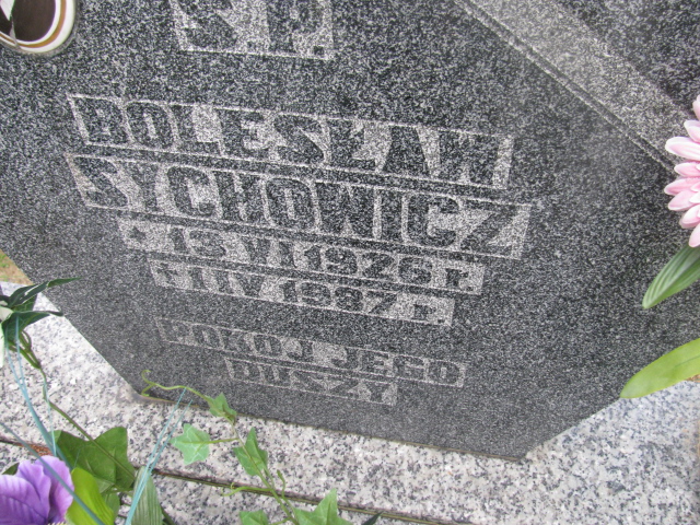 Bolesław Sychowicz 1926 Dzierżoniów - Grobonet - Wyszukiwarka osób pochowanych