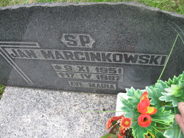 Jan Adam Marcinkowski 1951 Dzierżoniów - Grobonet - Wyszukiwarka osób pochowanych