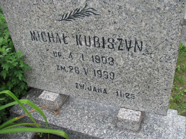 Michał Kubiszyn 1903 Dzierżoniów - Grobonet - Wyszukiwarka osób pochowanych