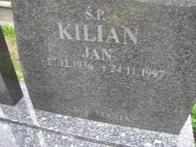 Jan Kilian 1936 Dzierżoniów - Grobonet - Wyszukiwarka osób pochowanych