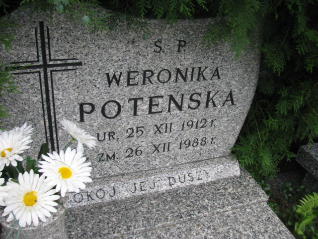 Weronika Poteńska 1912 Dzierżoniów - Grobonet - Wyszukiwarka osób pochowanych