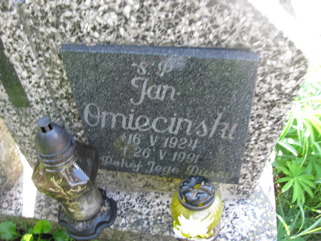 Jan Omieciński 1924 Dzierżoniów - Grobonet - Wyszukiwarka osób pochowanych