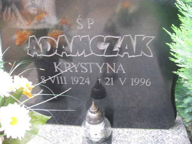 Krystyna Adamczak 1924 Dzierżoniów - Grobonet - Wyszukiwarka osób pochowanych