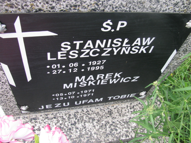 Stanisław Leszczyński 1927 Dzierżoniów - Grobonet - Wyszukiwarka osób pochowanych