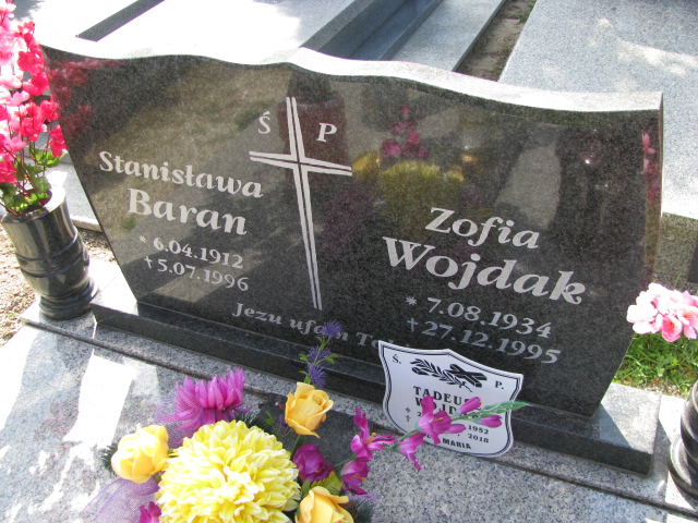 Zofia Wojdak 1934 Dzierżoniów - Grobonet - Wyszukiwarka osób pochowanych