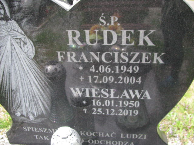 Franciszek Rudek 1949 Dzierżoniów - Grobonet - Wyszukiwarka osób pochowanych