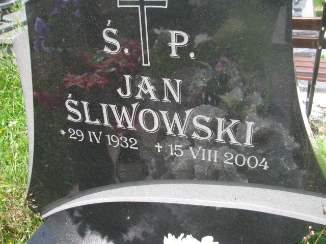 Jan Śliwowski 1932 Dzierżoniów - Grobonet - Wyszukiwarka osób pochowanych