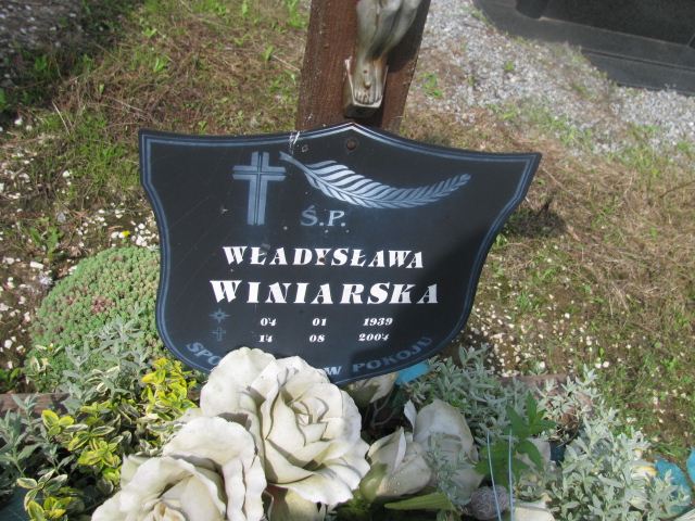 Władysława Winiarska 1939 Dzierżoniów - Grobonet - Wyszukiwarka osób pochowanych