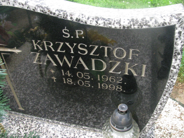 Krzysztof Zawadzki 1962 Dzierżoniów - Grobonet - Wyszukiwarka osób pochowanych