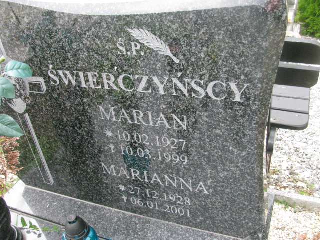 Marianna Świerczyńska 1928 Dzierżoniów - Grobonet - Wyszukiwarka osób pochowanych