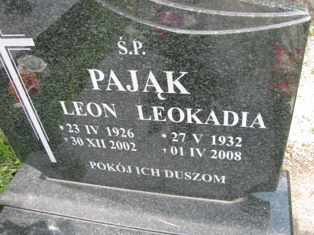 Leon Pająk 1926 Dzierżoniów - Grobonet - Wyszukiwarka osób pochowanych