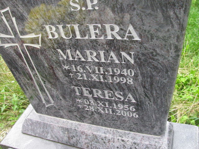 Marian Bulera 1940 Dzierżoniów - Grobonet - Wyszukiwarka osób pochowanych