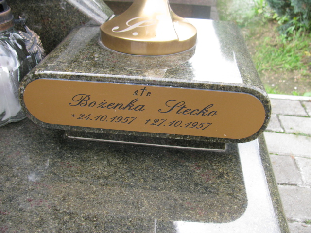 Mirosława Stecko 1956 Dzierżoniów - Grobonet - Wyszukiwarka osób pochowanych