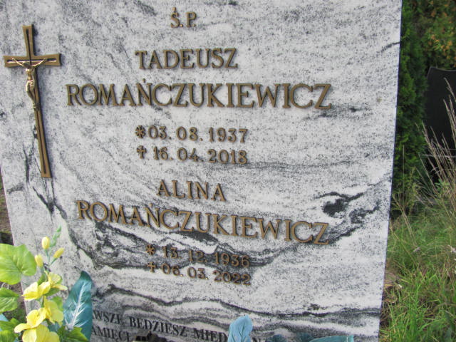 Alina Romańczuk 1936 Dzierżoniów - Grobonet - Wyszukiwarka osób pochowanych