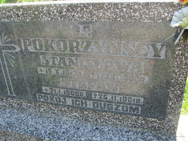 Stanisława Pokorzyńska 1910 Dzierżoniów - Grobonet - Wyszukiwarka osób pochowanych