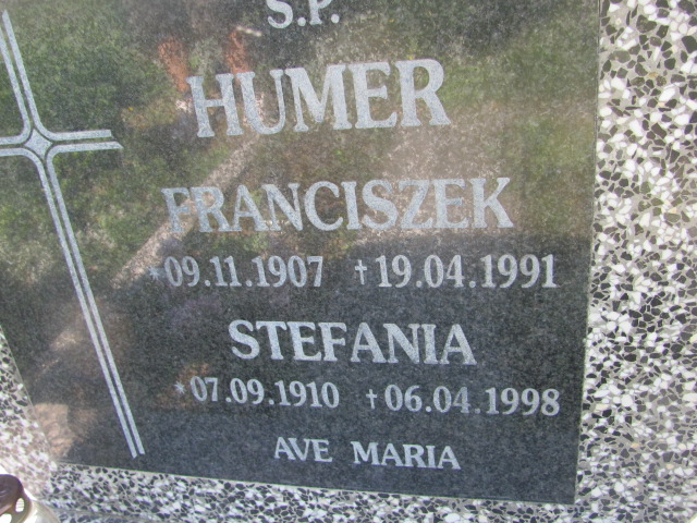 Stefania Humer 1910 Dzierżoniów - Grobonet - Wyszukiwarka osób pochowanych