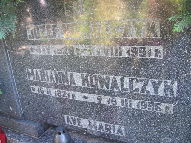 Józef Kowalczyk 1929 Dzierżoniów - Grobonet - Wyszukiwarka osób pochowanych