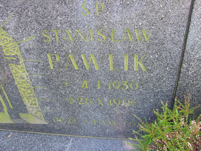 Stanisław Pawlik 1930 Dzierżoniów - Grobonet - Wyszukiwarka osób pochowanych