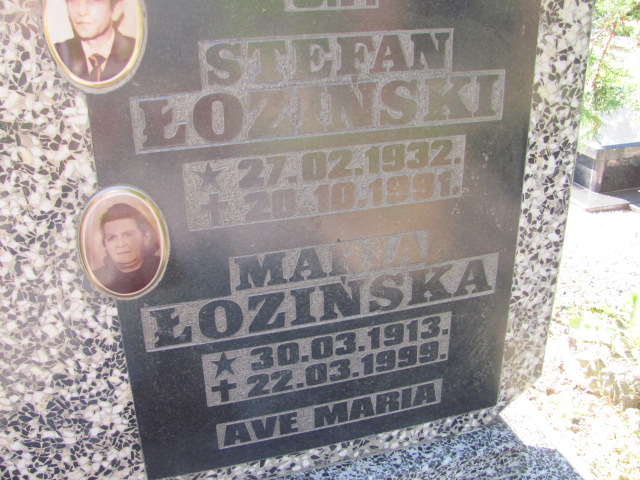 Maria Łozińska 1913 Dzierżoniów - Grobonet - Wyszukiwarka osób pochowanych