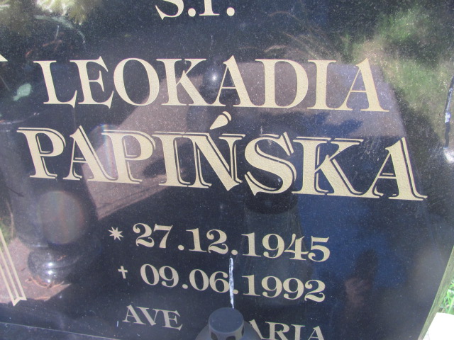 Leokadia Papińska 1945 Dzierżoniów - Grobonet - Wyszukiwarka osób pochowanych
