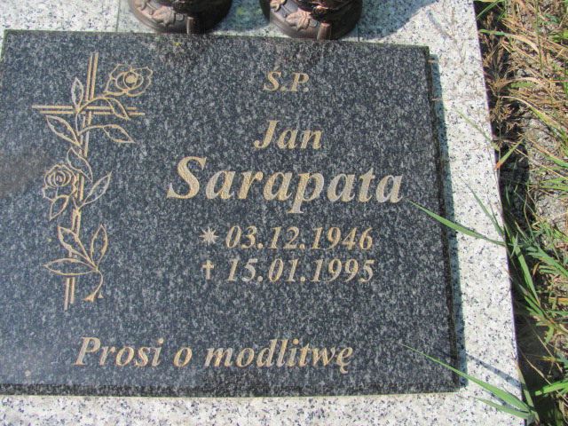 Jan Sarapata 1946 Dzierżoniów - Grobonet - Wyszukiwarka osób pochowanych