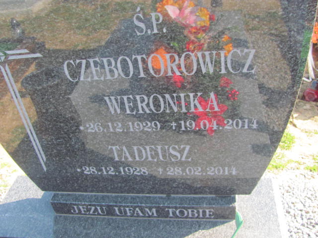 Weronika Czebotorowicz 1929 Dzierżoniów - Grobonet - Wyszukiwarka osób pochowanych