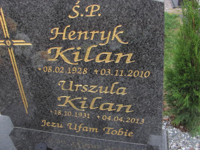 Urszula Kilan 1931 Dzierżoniów - Grobonet - Wyszukiwarka osób pochowanych